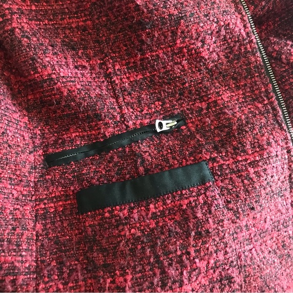 Lucky Brand Textured Tweed Moto Jacket - Picture 5 of 7